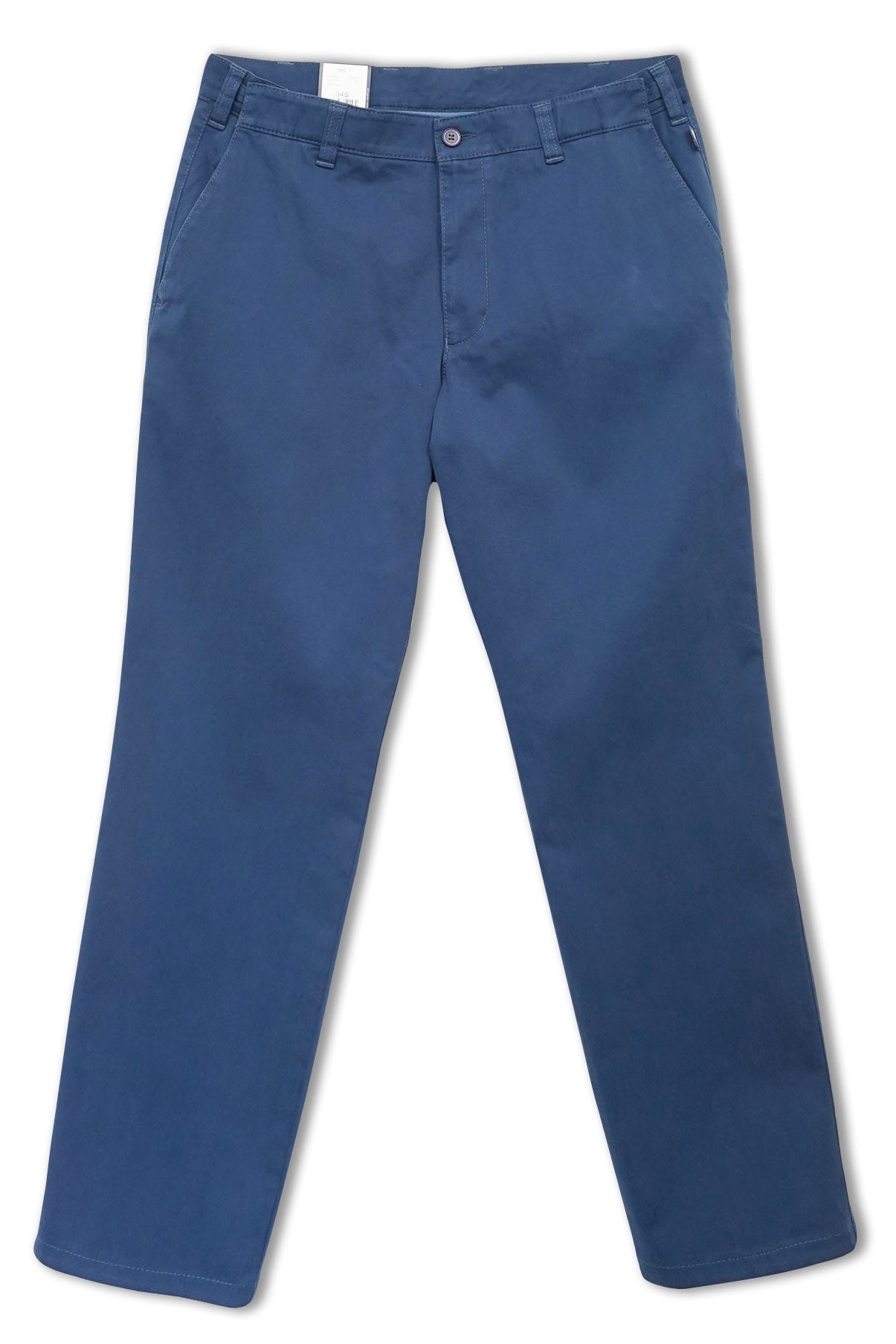 Bruhl Leeds Stretch Waist Supersoft Chinos - Mid Blue