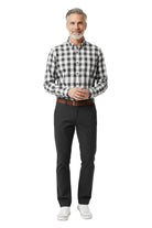 Bruhl Palma B Cotton Stretch Supersoft Chinos - Black