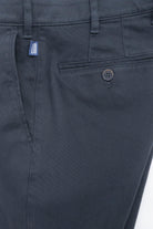 Bruhl Palma B Cotton Stretch Supersoft Chinos - Blue