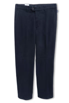 Bruhl Parma B Cotton Stretch Supersoft Mid Weight Chinos - Navy
