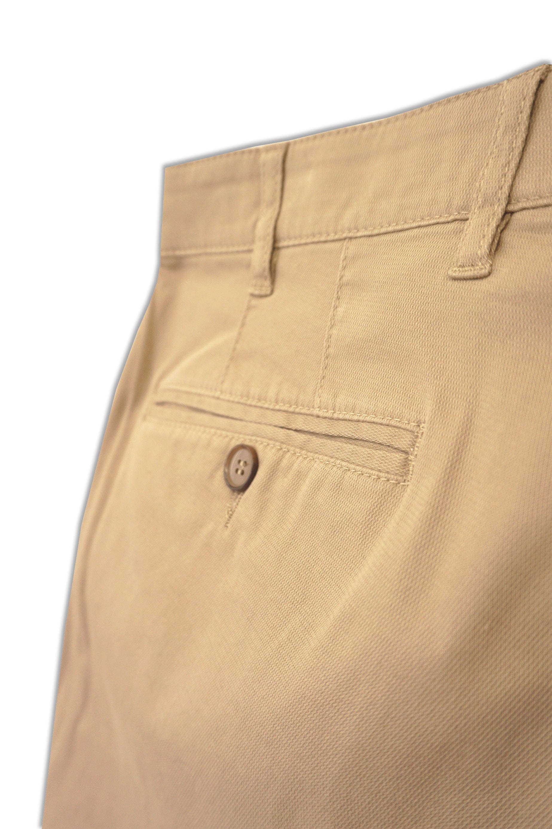 Bruhl Parma B Stretch Cotton Chinos - Beige