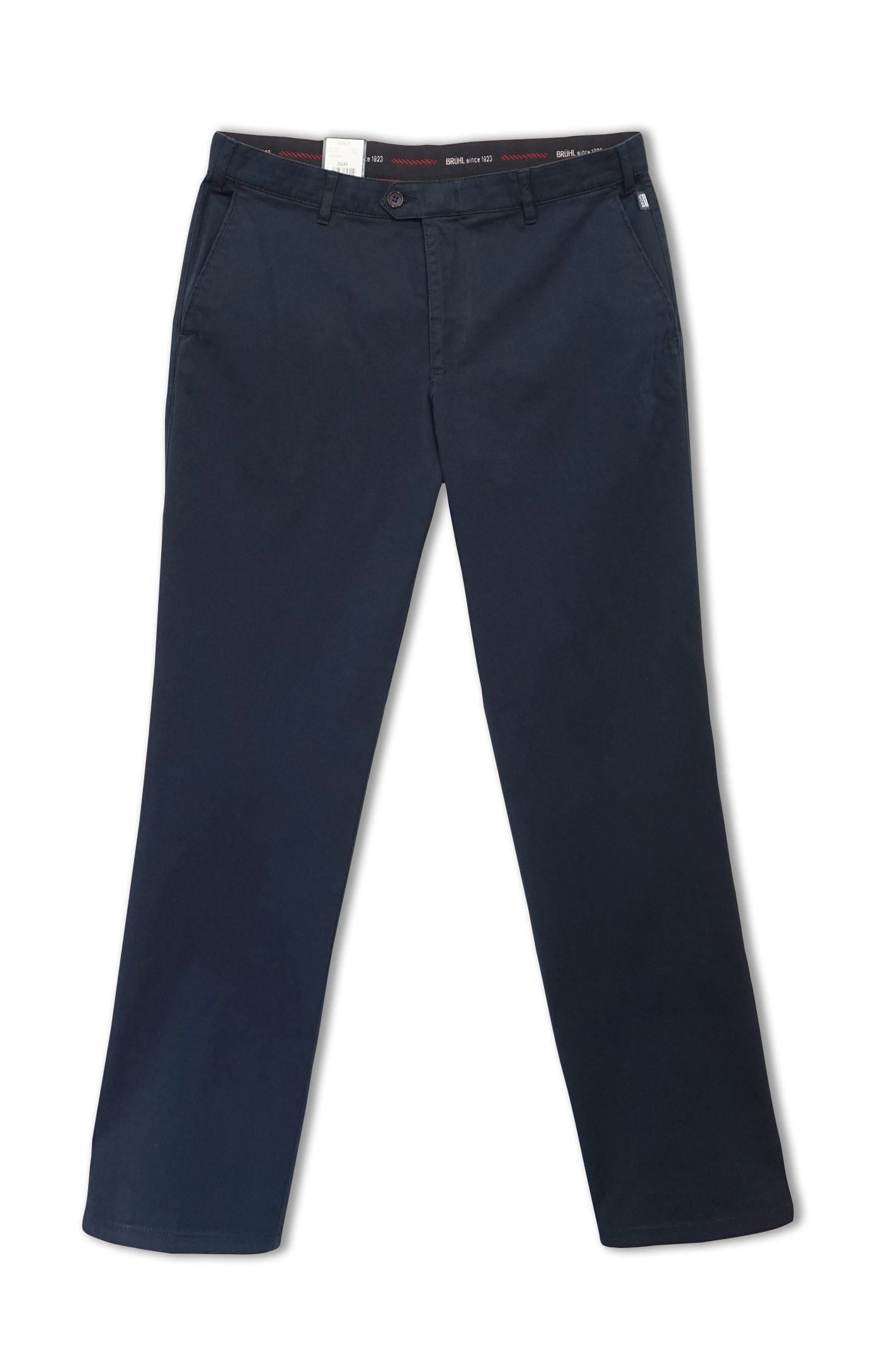 Bruhl Parma B Stretch Cotton Chinos - Marine