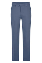 Bruhl Parma B Stucture Soft Cotton Stretch Chinos - Blue