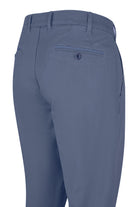 Bruhl Parma B Stucture Soft Cotton Stretch Chinos - Blue