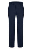 Bruhl Parma B Stucture Soft Cotton Stretch Chinos - Navy