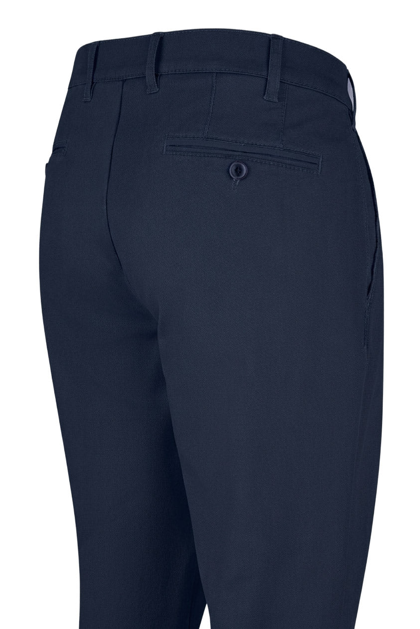 Bruhl Parma B Stucture Soft Cotton Stretch Chinos - Navy