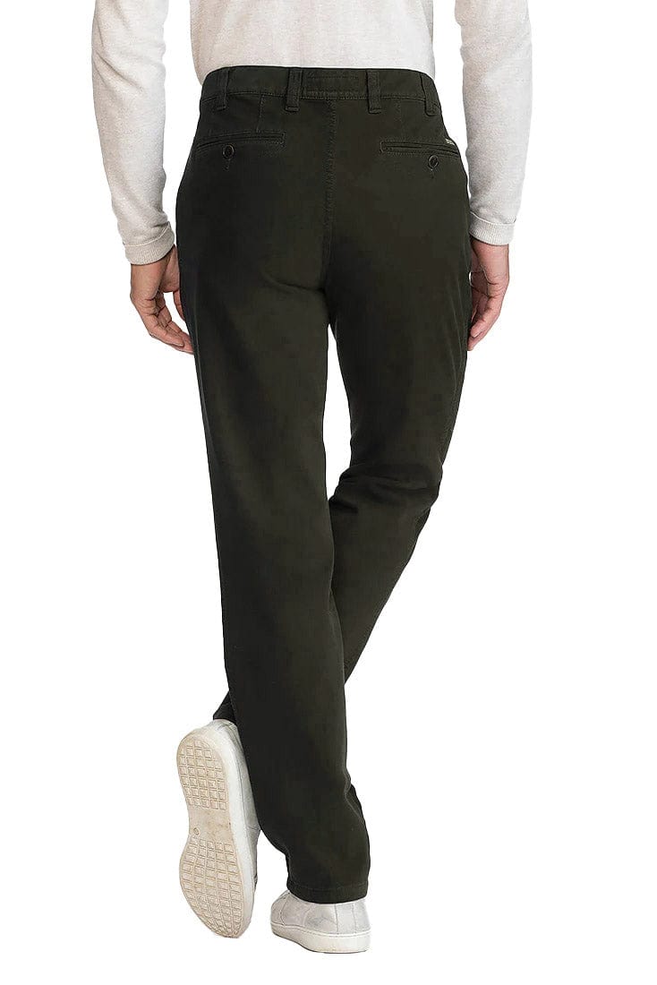 Bruhl Venice B Turn Cotton Stretch Chinos - Khaki