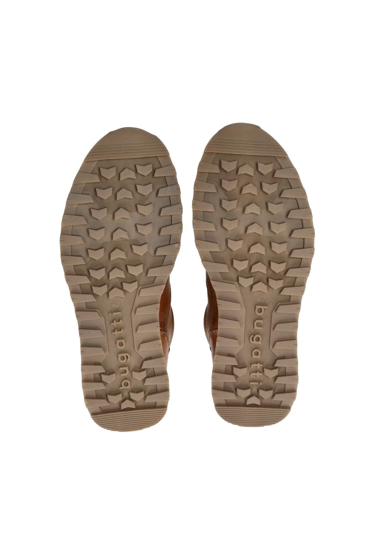 Bugatti Cirino Leather Trainers - Cognac Brown