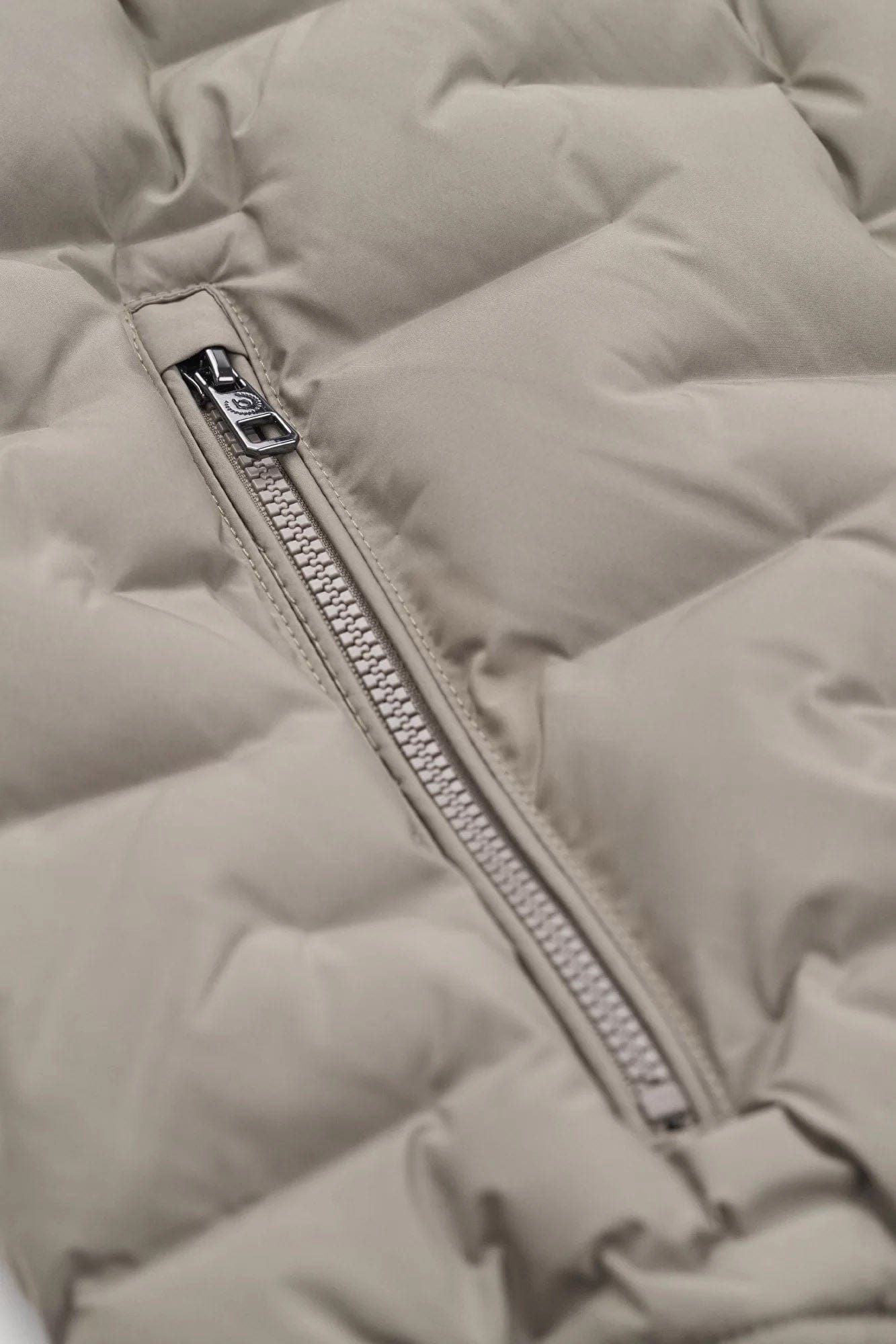 Bugatti Dynamic Quilted Front Knitted Back Jacket - Beige