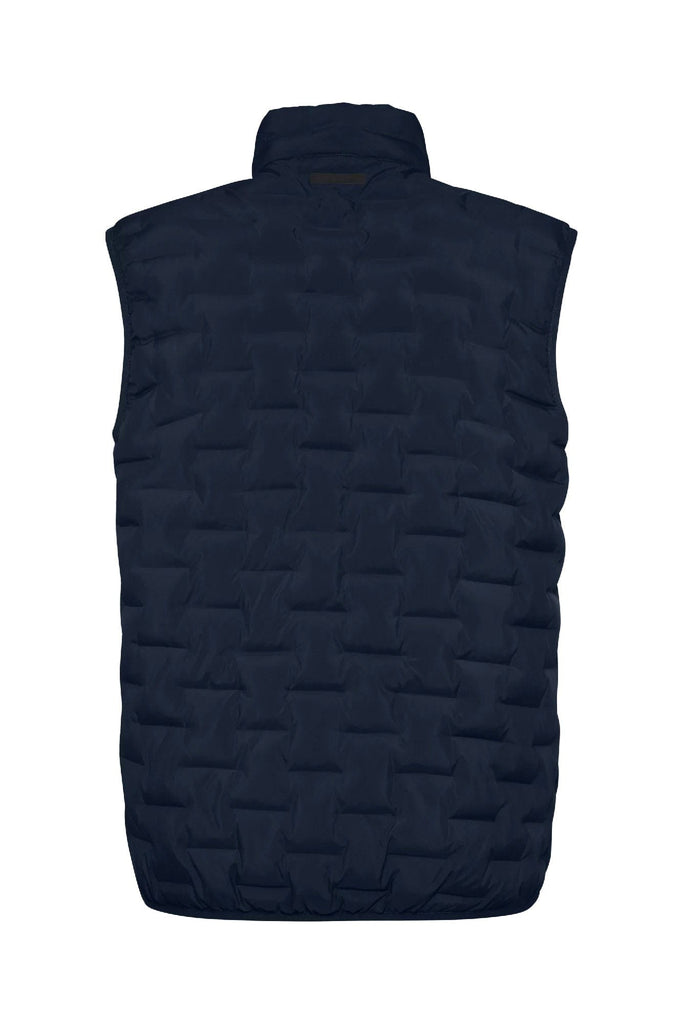 Bugatti Dynamic Quilted Gilet - Navy