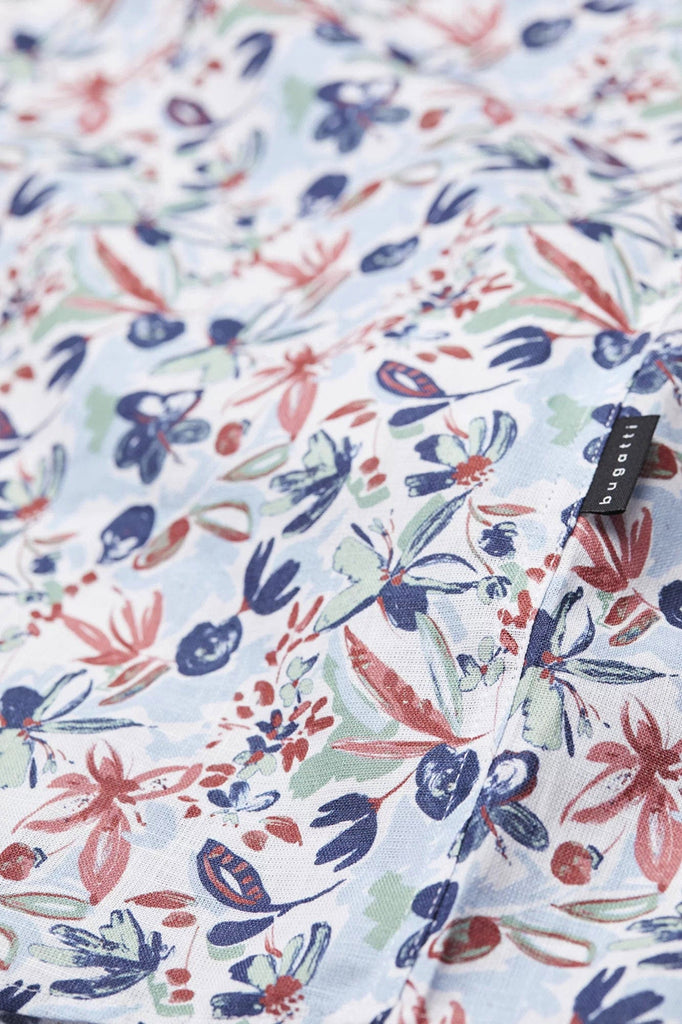 Bugatti Floral Print Short Sleeve Shirt - Multi