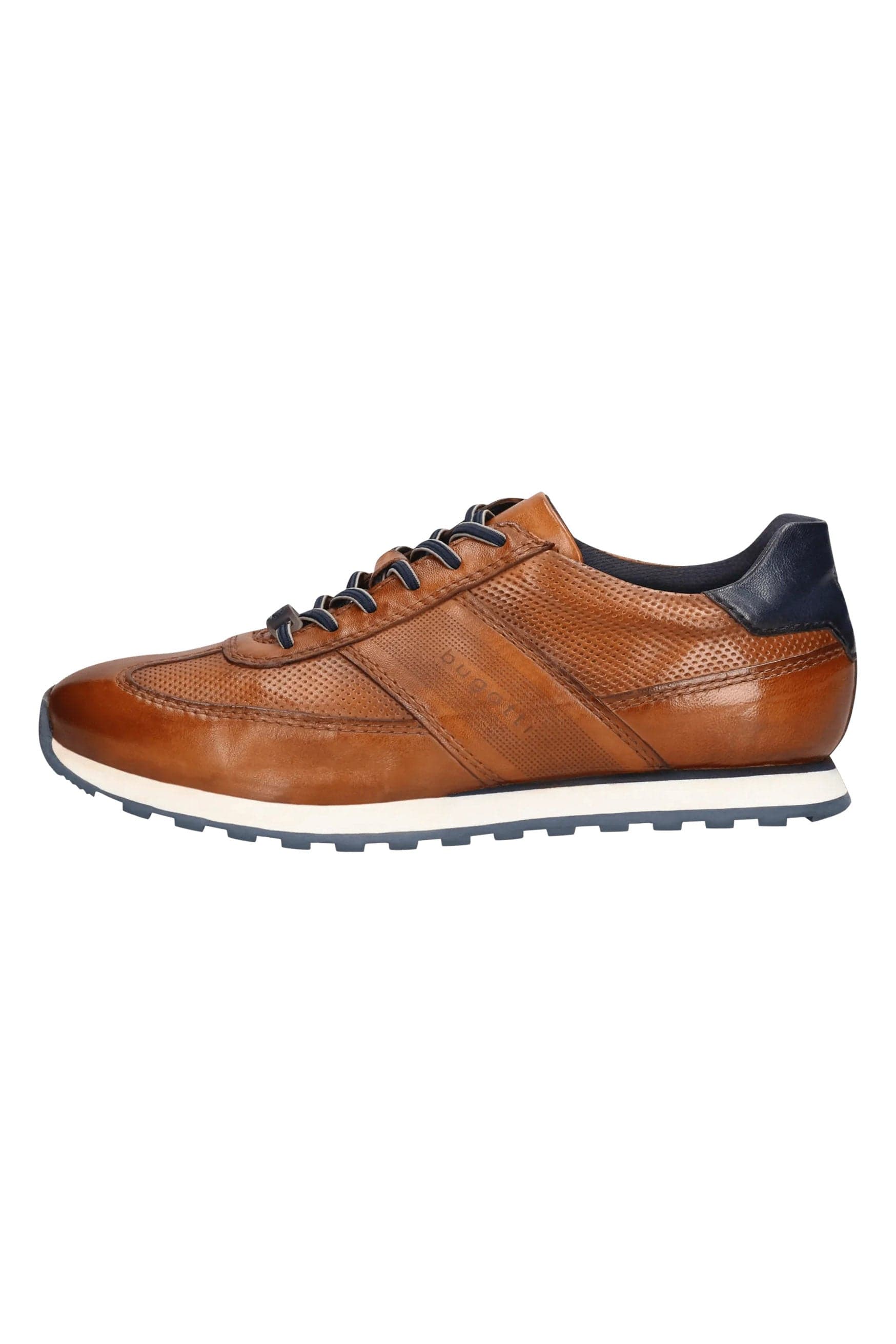 Bugatti Ivar Leather Trainers - Cognac
