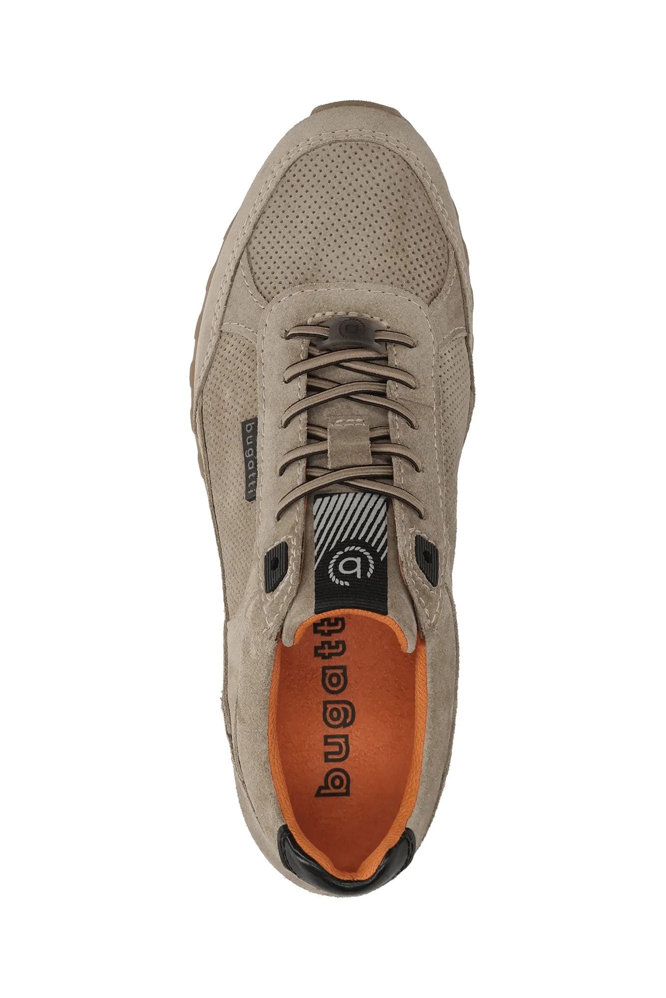 Bugatti Ivar Suede Leather Trainers - Beige