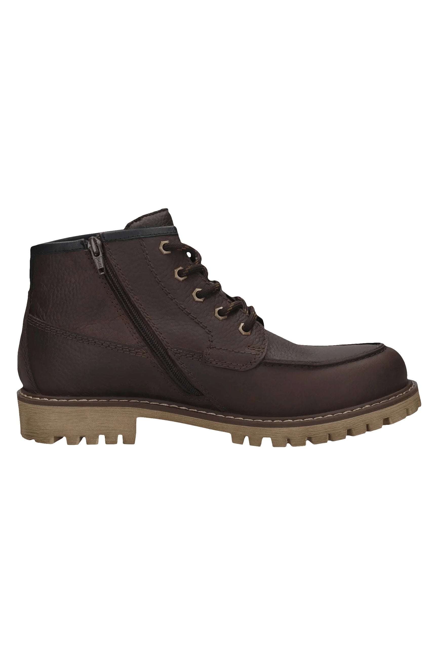 Bugatti Leather Lace-up Boots - Dark Brown