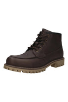 Bugatti Leather Lace-up Boots - Dark Brown