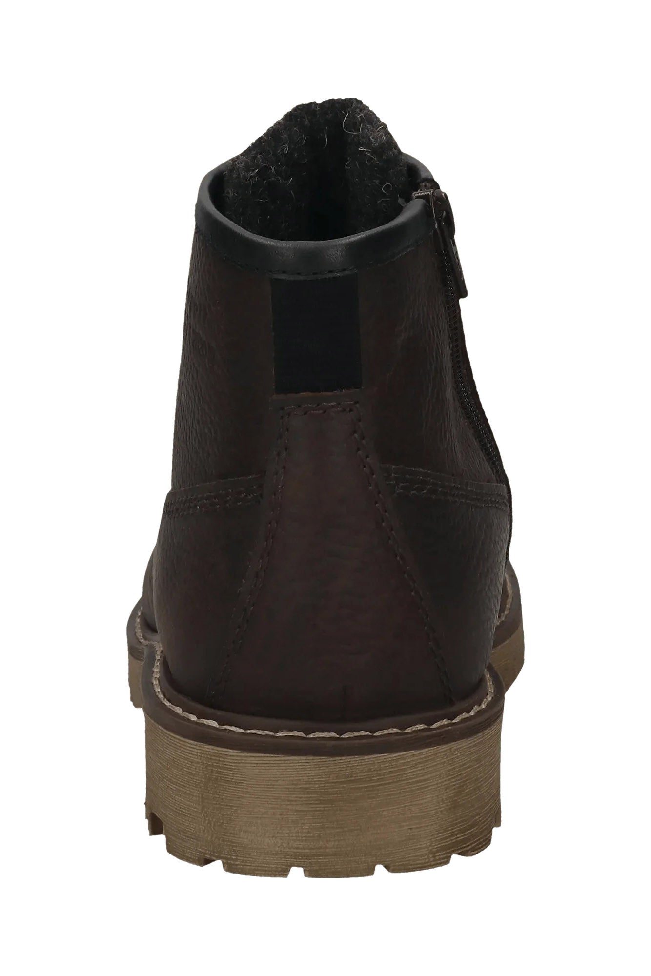 Bugatti Leather Lace-up Boots - Dark Brown
