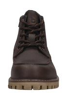 Bugatti Leather Lace-up Boots - Dark Brown