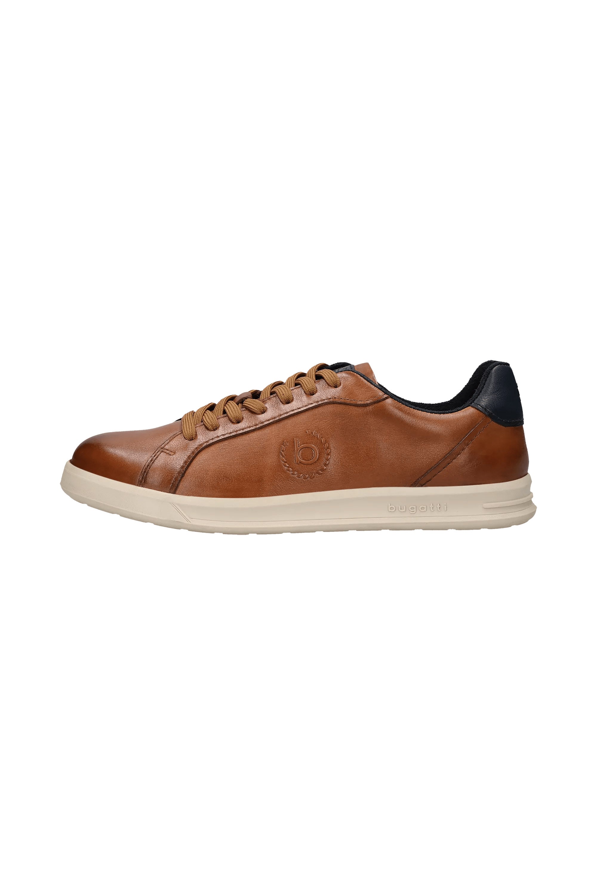 Bugatti Leather Trainer - Cognac