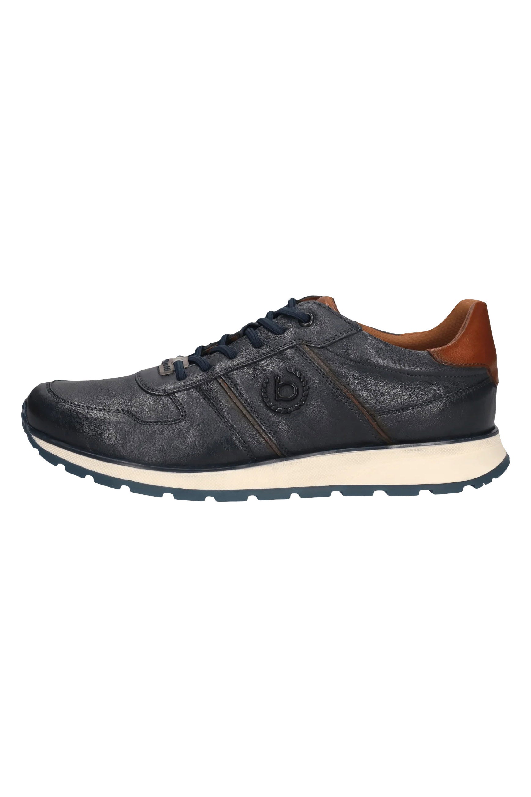 Bugatti Leather Trainers - Dark Navy