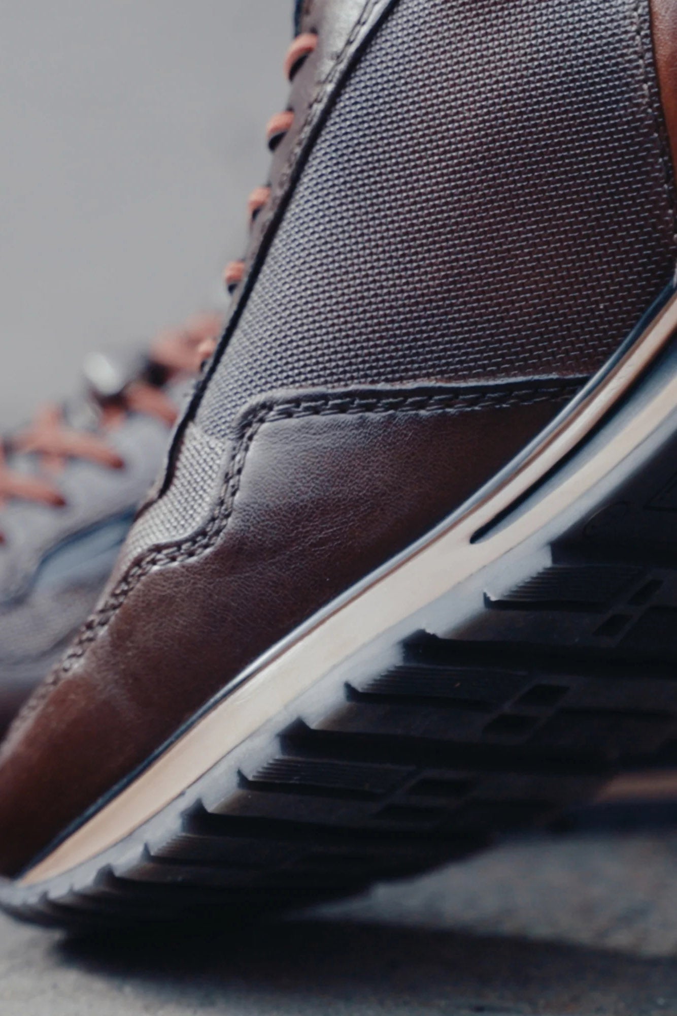 Bugatti Philip Leather Soft Fit Trainers - Brown