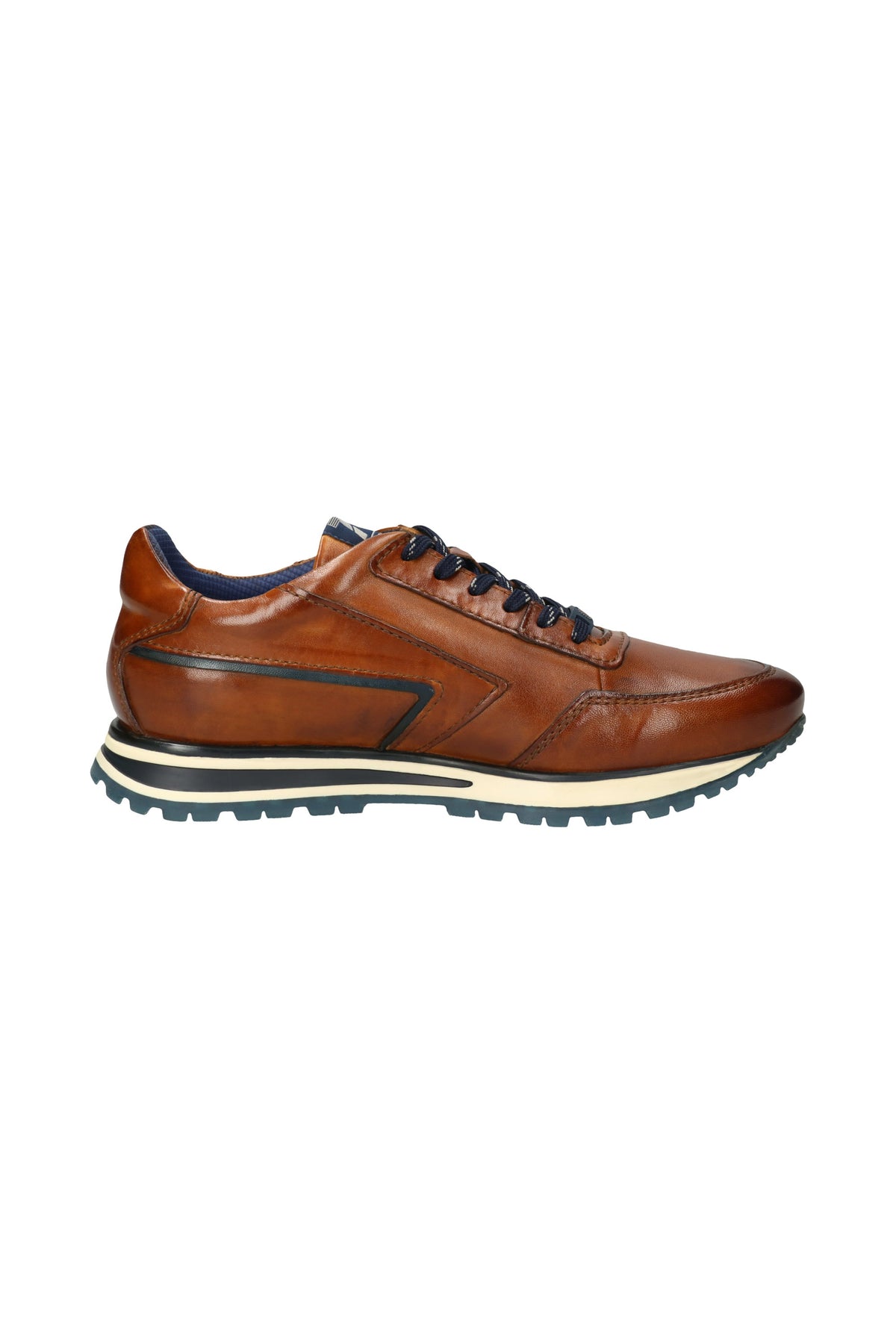 Bugatti Philip Leather Trainer - Cognac