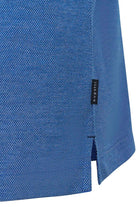 Bugatti Polo Shirt with Tipping Detail - Blue Grey