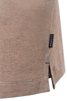 Bugatti Polo Shirt with Tipping Detail - Taupe