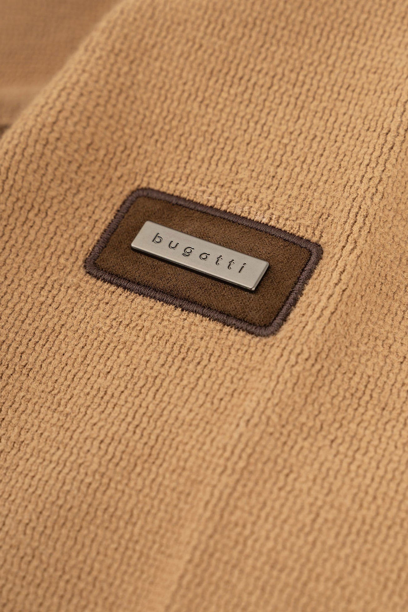 Bugatti Quarter Zip Super Soft Sweatshirt - Cognac