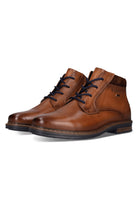 Bugatti Rigalo TEX Membrane Leather Lace-Up Boots - Cognac