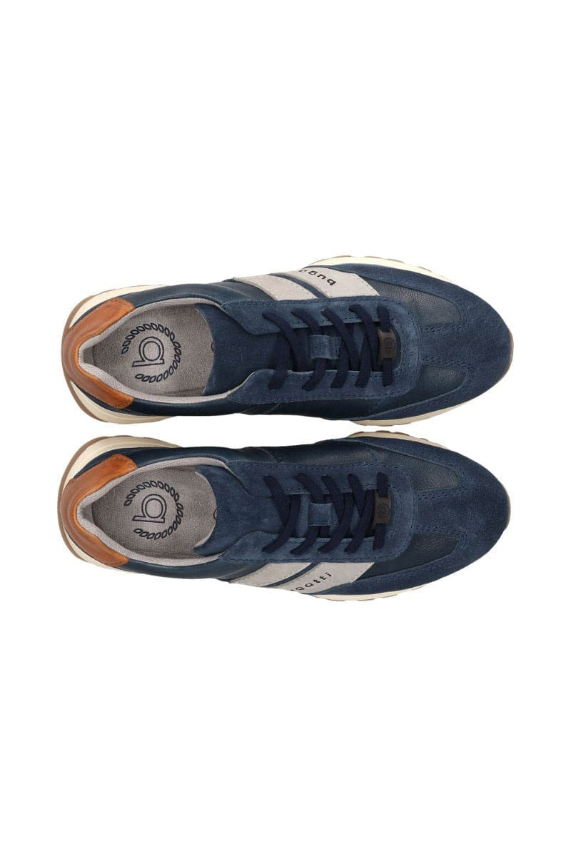 Bugatti Timon Leather Trainer - Blue