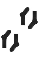 Burlington Everyday 2 Pack Socks - Black 21045_3000_6.5-11 UK