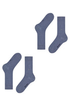 Burlington Everyday 2 Pack Socks - Light Denim 21045_6160_6.5-11 UK