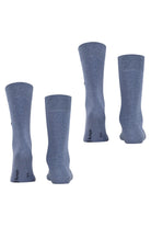 Burlington Everyday 2 Pack Socks - Light Denim 21045_6160_6.5-11 UK