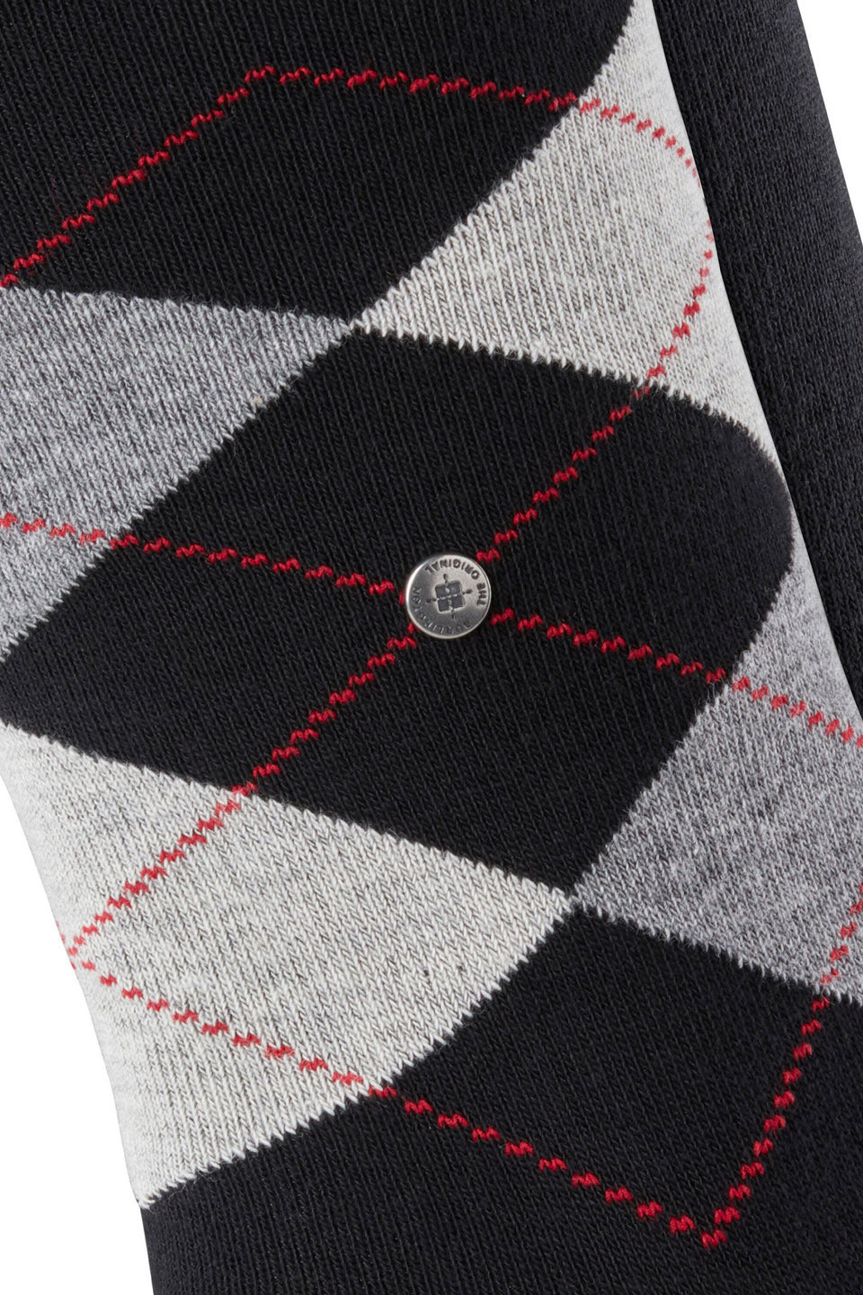 Burlington Everyday Argyle/Plain 2 Pack Socks - Black 21044_3000_6.5-11 UK