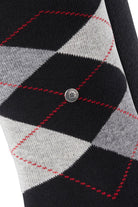 Burlington Everyday Argyle/Plain 2 Pack Socks - Black 21044_3000_6.5-11 UK