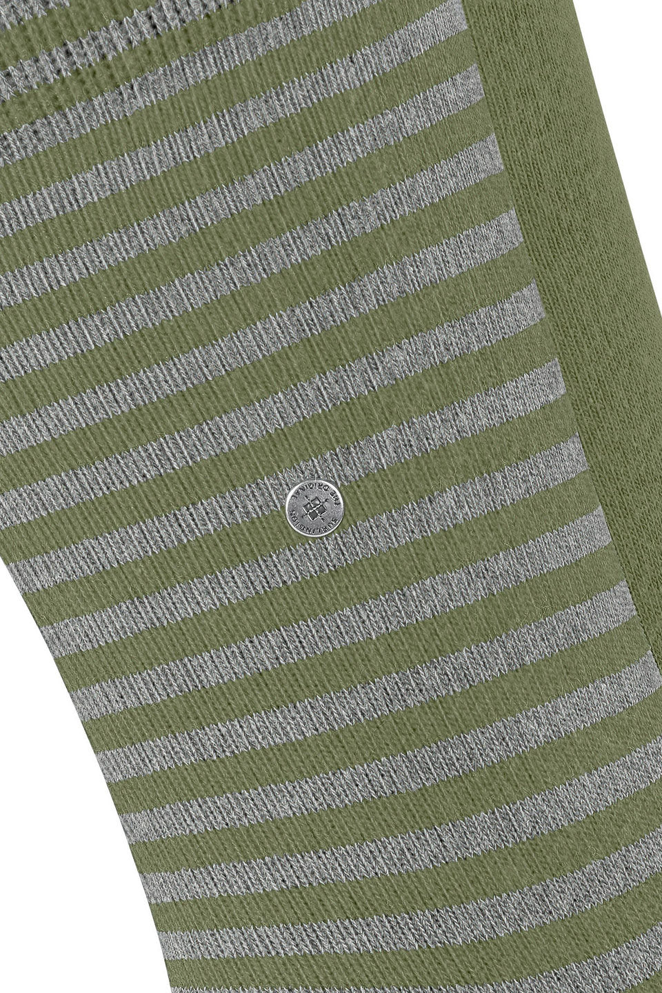 Burlington Everyday Stripe/Plain 2 Pack Socks - Salvia 21087_7472_6.5-11 UK