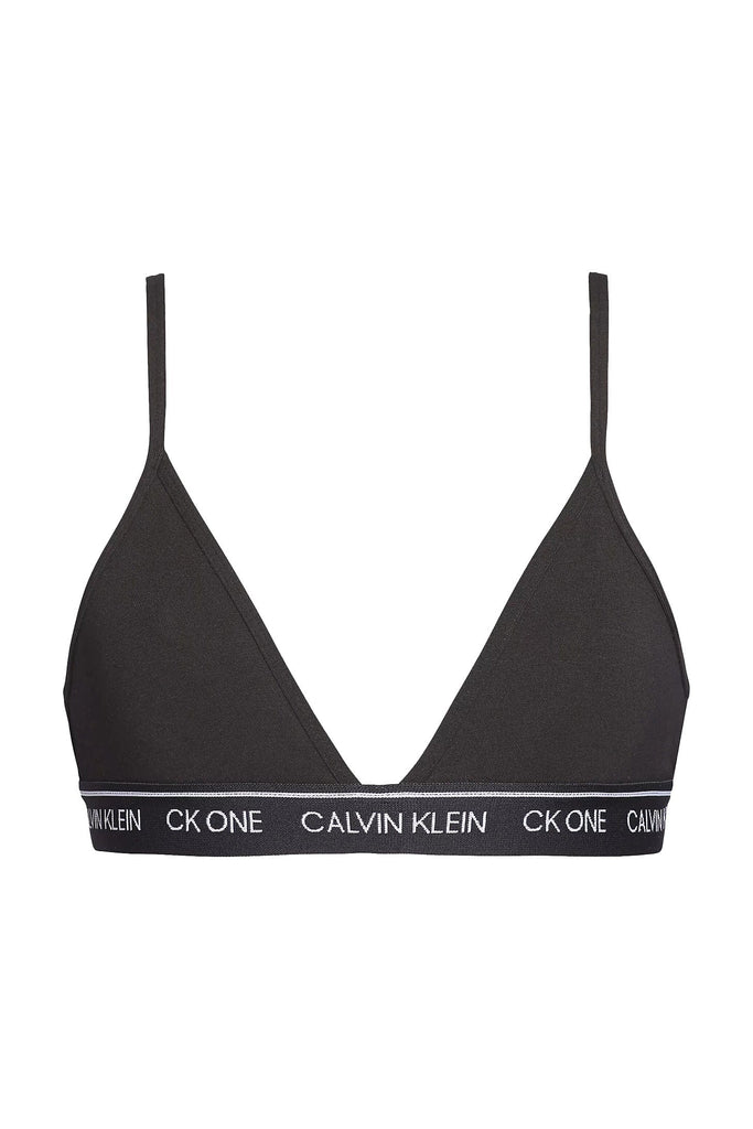 Calvin Klein CK ONE Unlined Triangle Bra - Black