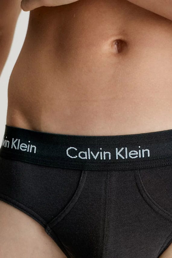 Calvin Klein Cotton Stretch Hip Brief - 3 Pack - B-Slv Sprgs/Pal Pink/Blue Dpts
