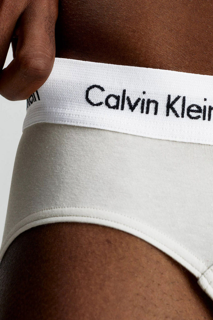 Calvin Klein Cotton Stretch Hip Brief 3 Pack - Phantom Grey/Space Blue/Grey