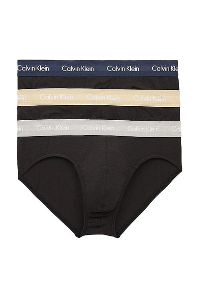 Calvin Klein Cotton Stretch Hip Briefs - 3 Pack - Shoreline/Clem/Travertine  Wb – Potters of Buxton
