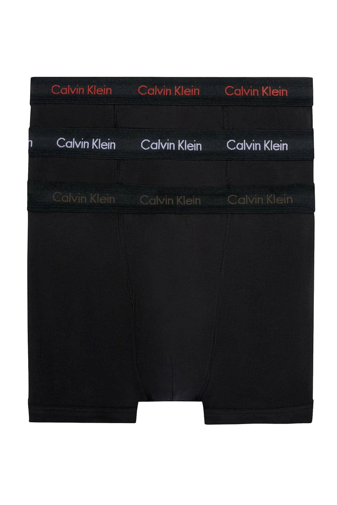 Calvin Klein Cotton Stretch Trunk - 3 Pack - B-Cool Melon/Glxy Grey/Brn Belt