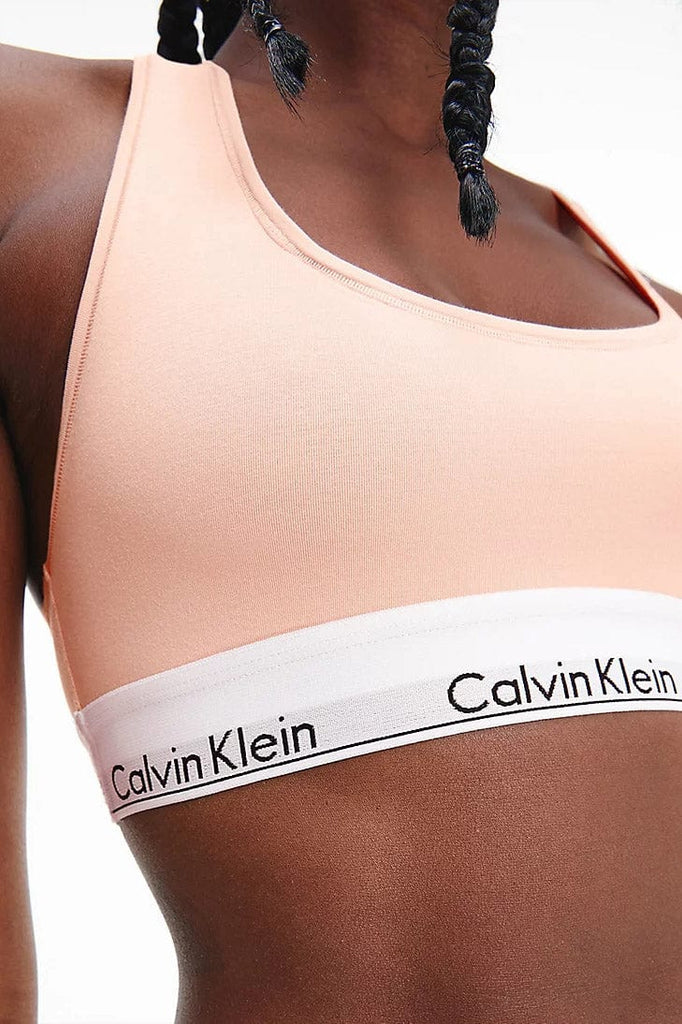 Calvin Klein Modern Cotton Bralette - Peach Melba