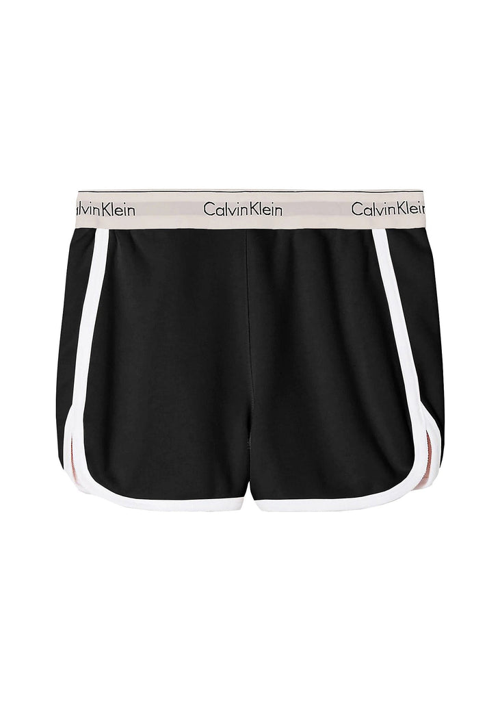 Calvin Klein Modern Cotton Lounge Shorts - Black with Honey Almond
