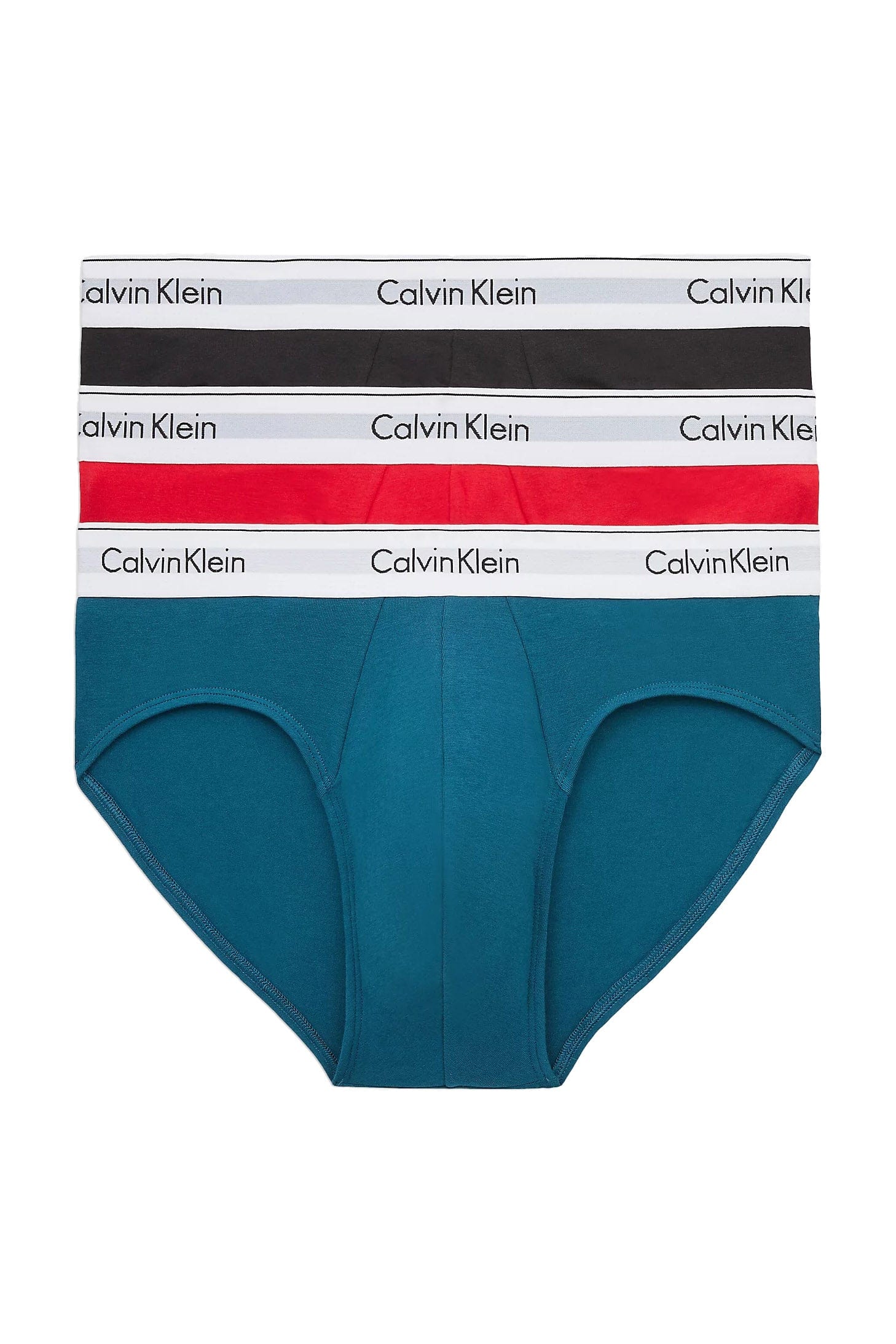 Calvin Klein Modern Cotton Stretch Brief - 3 Pack - Legion Blue/Exact/Black  – Potters of Buxton