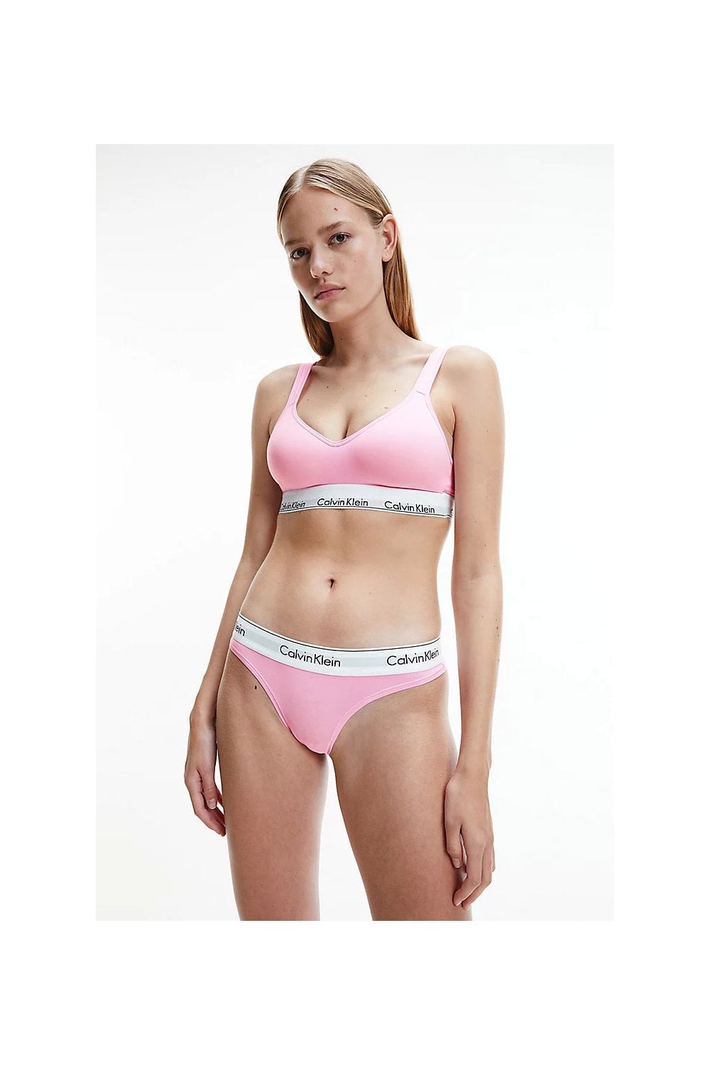 Calvin Klein Modern Cotton Thong - Pale Orchid – Potters of Buxton