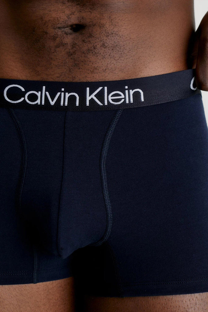 Calvin Klein Modern Structure Trunk - 3 Pack - Galaxy Grey/Night Sky/Frosted Fern