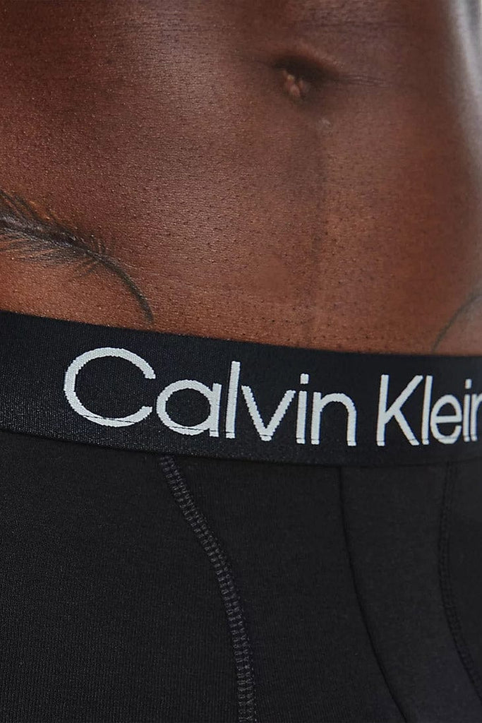 Calvin Klein Modern Structure Trunks - 3 Pack - Black