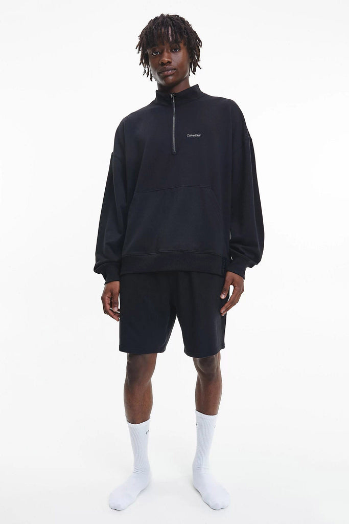 Calvin Klein Quarter Zip Sweatshirt - Black