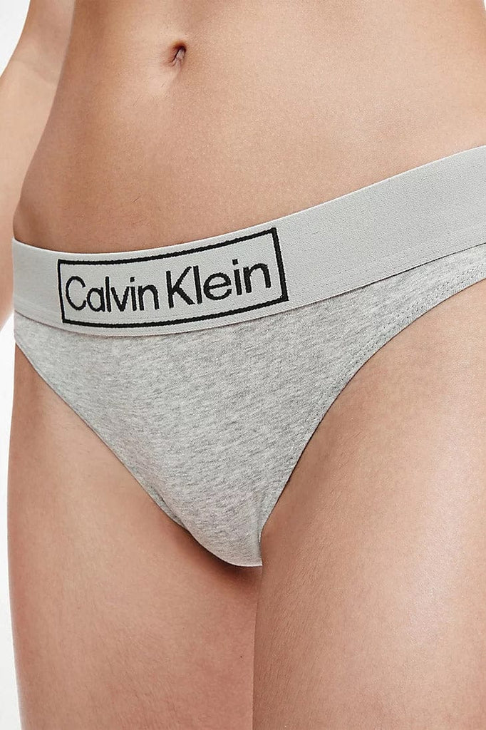 Calvin Klein Reimagine Heritage Bikini Brief - Grey Heather