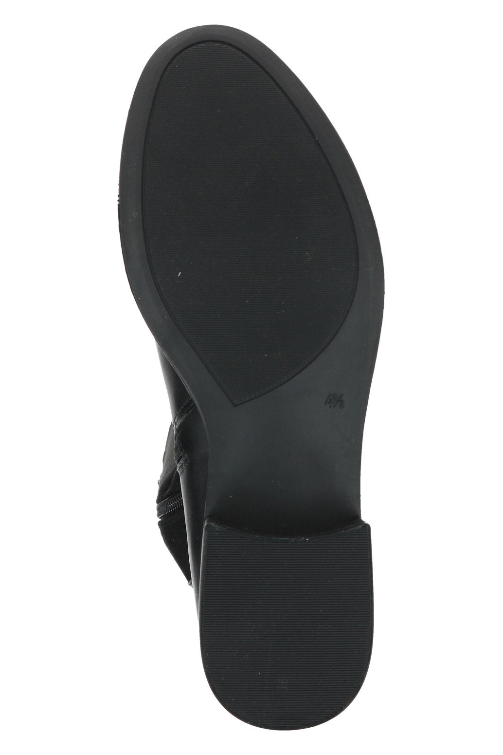 Caprice Leather and Stretch Suede Knee High Boots - Black Comb